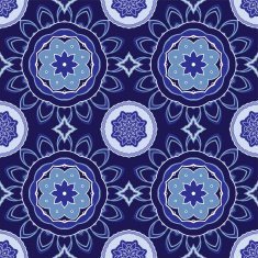 Squared background - ornamental seamless pattern N3