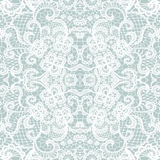 Lace seamless pattern with flowers N127
