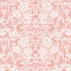 Lace seamless pattern with flowers N128