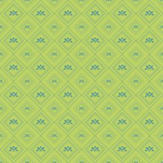 Vintage Pattern Wallpaper for Your Design Green N17