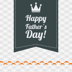 Happy fathers day card design N36