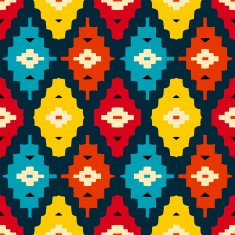Native american geometric pattern N21