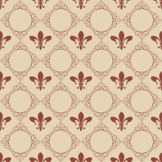 Seamless Pattern Vintage Wallpaper N186