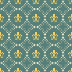 Seamless Pattern Vintage Wallpaper N196