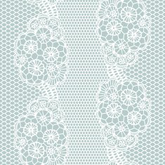 Lace seamless pattern with flowers N135