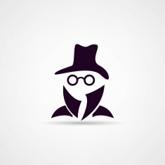 Man in suit Secret service agent icon N3