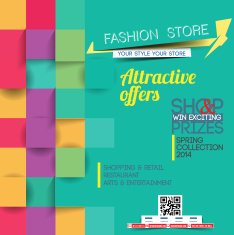 Abstract Fashion Sale Poster N7