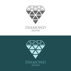 Logo inspiration with jewels and diamonds N9
