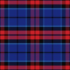 vector seamless red and blue Scottish tartan N2