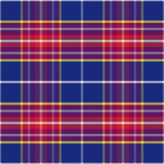 vector seamless blue and red Scottish tartan