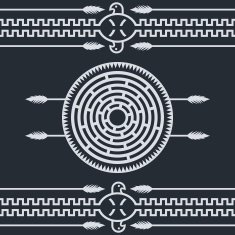 native ethnic art symbol N26