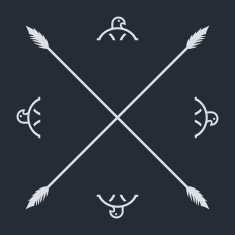 native ethnic art symbol N27