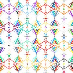Vector navajo tribal ornament N23