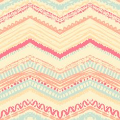 Hand drawn painted seamless pattern Vector illustration N45