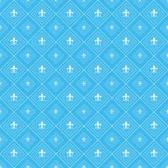 Seamless pattern Blue Vector N22