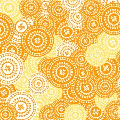 abstract yellow circle pattern background