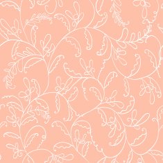 seamless line floral pattern N8