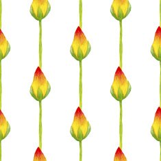 Watercolor seamless floral pattern N11