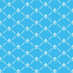 Seamless pattern Vector Blue N12