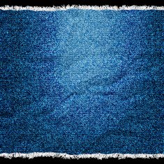 Crumpled denim background
