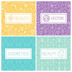 Vector beauty labels