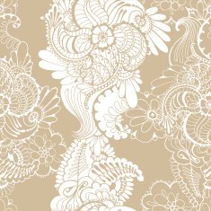 Mehndy flowers pattern N32