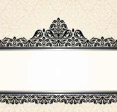 Vintage Ecru invitation design