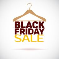 Hanger black friday poster sale
