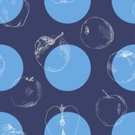 seamless pattern apples