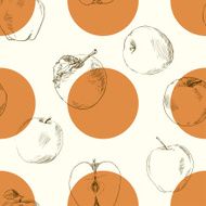 seamless pattern apples N2