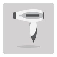 Vector of flat icon hair dryer