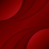 Abstract Red Background with Wavy Lines