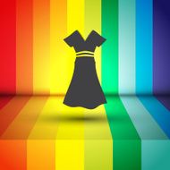 woman dress vector icon N2
