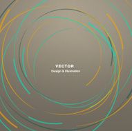 Vector abstract lines on a colored background N4