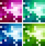 Abstract mosaic backgrounds