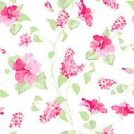 Seamless pattern of flowers N18