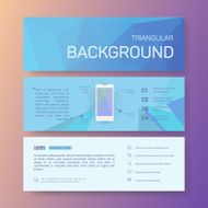 Booklet rectangle magazine poster flyer abstract banner creative decorative illustration N2