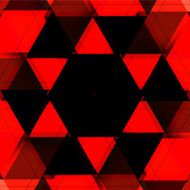 abstract red triangle pattern background