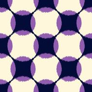 seamless circle mesh scribble pattern N2