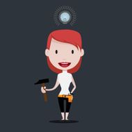 DIY Girl Illustation N8