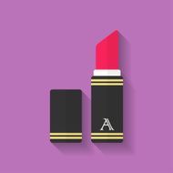 Lipstick icon Flat style N2