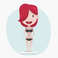 Weight loss Concept illustration N4