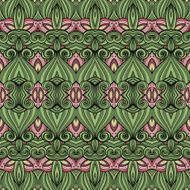Seamless Abstract Tribal Pattern (Vector) N29