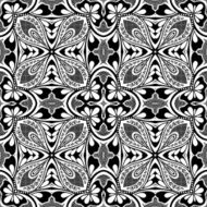 Seamless Vintage Lace Pattern (Vector) N61