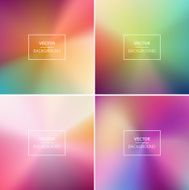 Abstract colorful blurred vector backgrounds N9