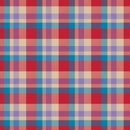 Red blue beige seamless tartan cloth pattern N2