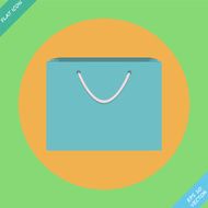 Shopping Bag Icon - vector illustration