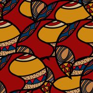 African ethnic Seamless colorful pattern Vector illustration