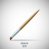 Paint brush for drawing or makeup realistic isolated N5