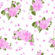Seamless lilac pattern N5